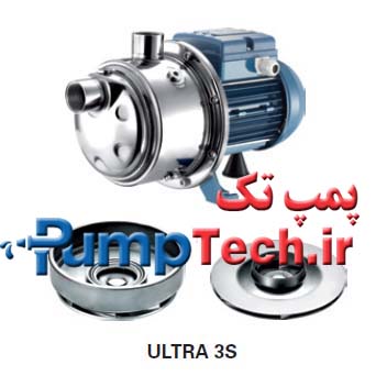 ULTRA 3S پمپ استنلس استیل طبقاتی افقی پنتاکس